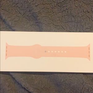 Pink Apple Watch sports band